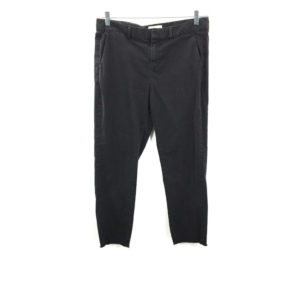 Nili Lotan Montauk black cool girl cropped ankle pants‎ minimalist nautical 8